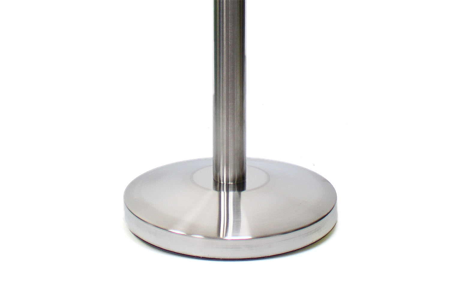 Absperrpfosten für Seil | Flacher Kopf - Chrom | Rote Teppiche