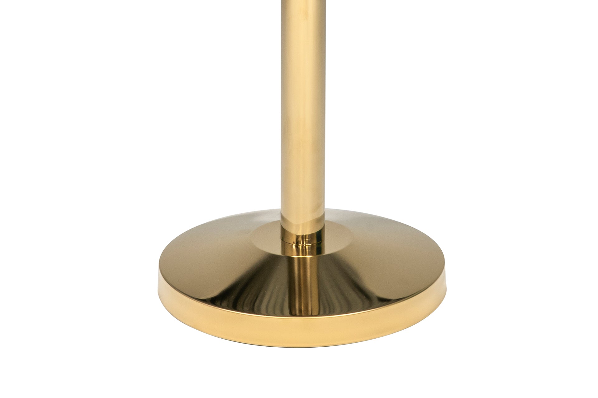 Absperrpfosten für Seil | Kugelkopf - Messing | Rote Teppiche