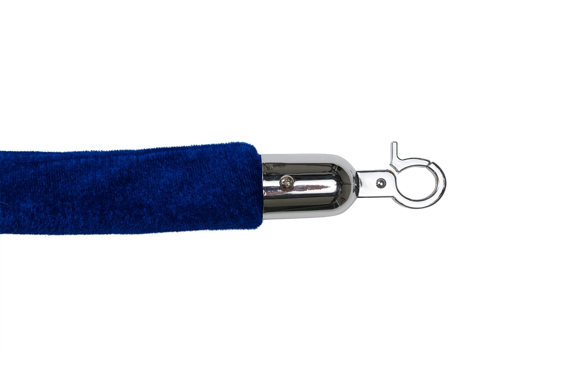 Absperrseil Velours | Blau - Chrom | Rote Teppiche