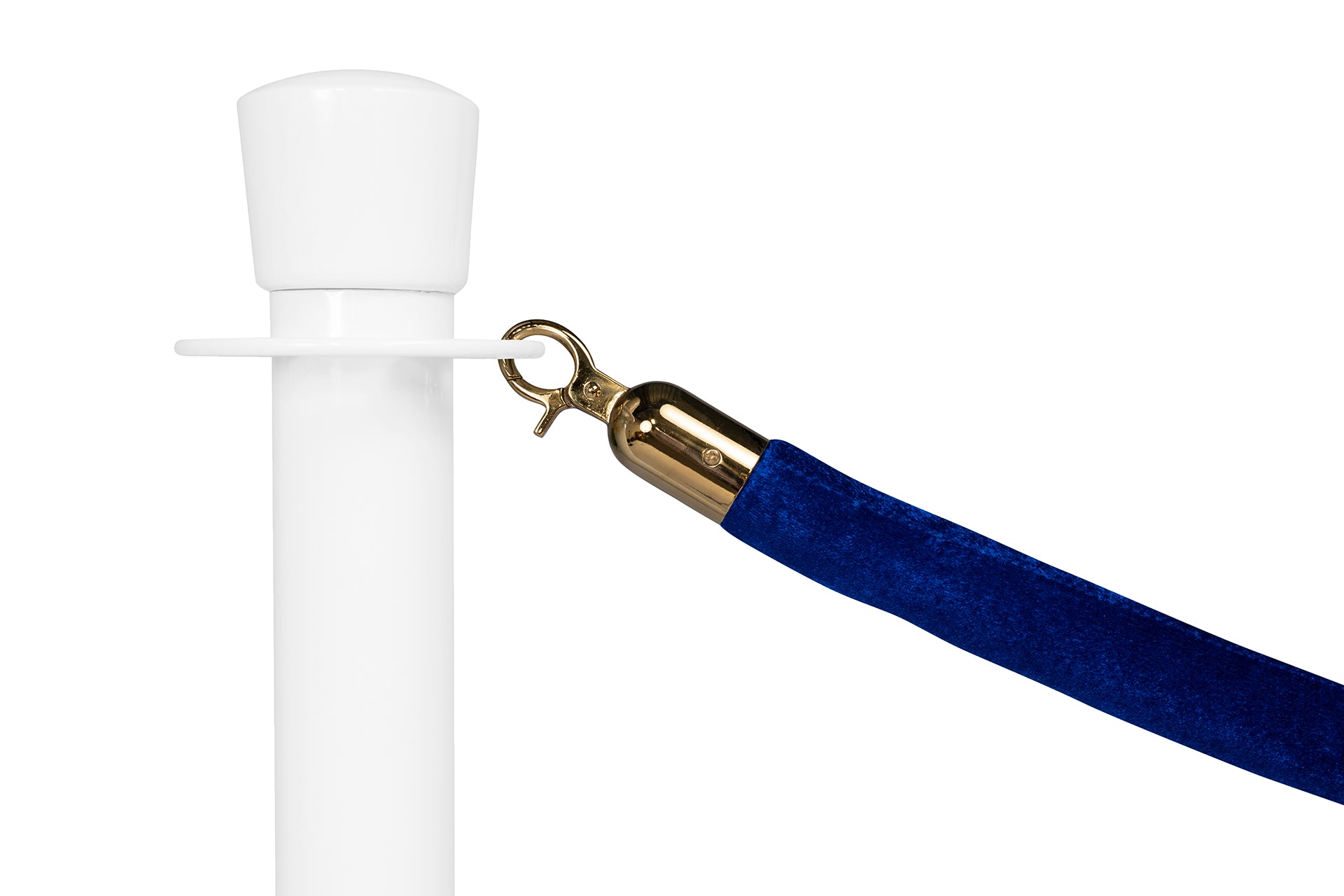 Absperrseil Velours | Blau - Messing | Rote Teppiche