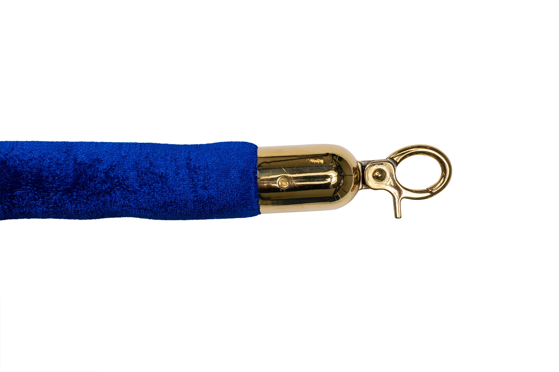 Absperrseil Velours | Blau - Messing | Rote Teppiche