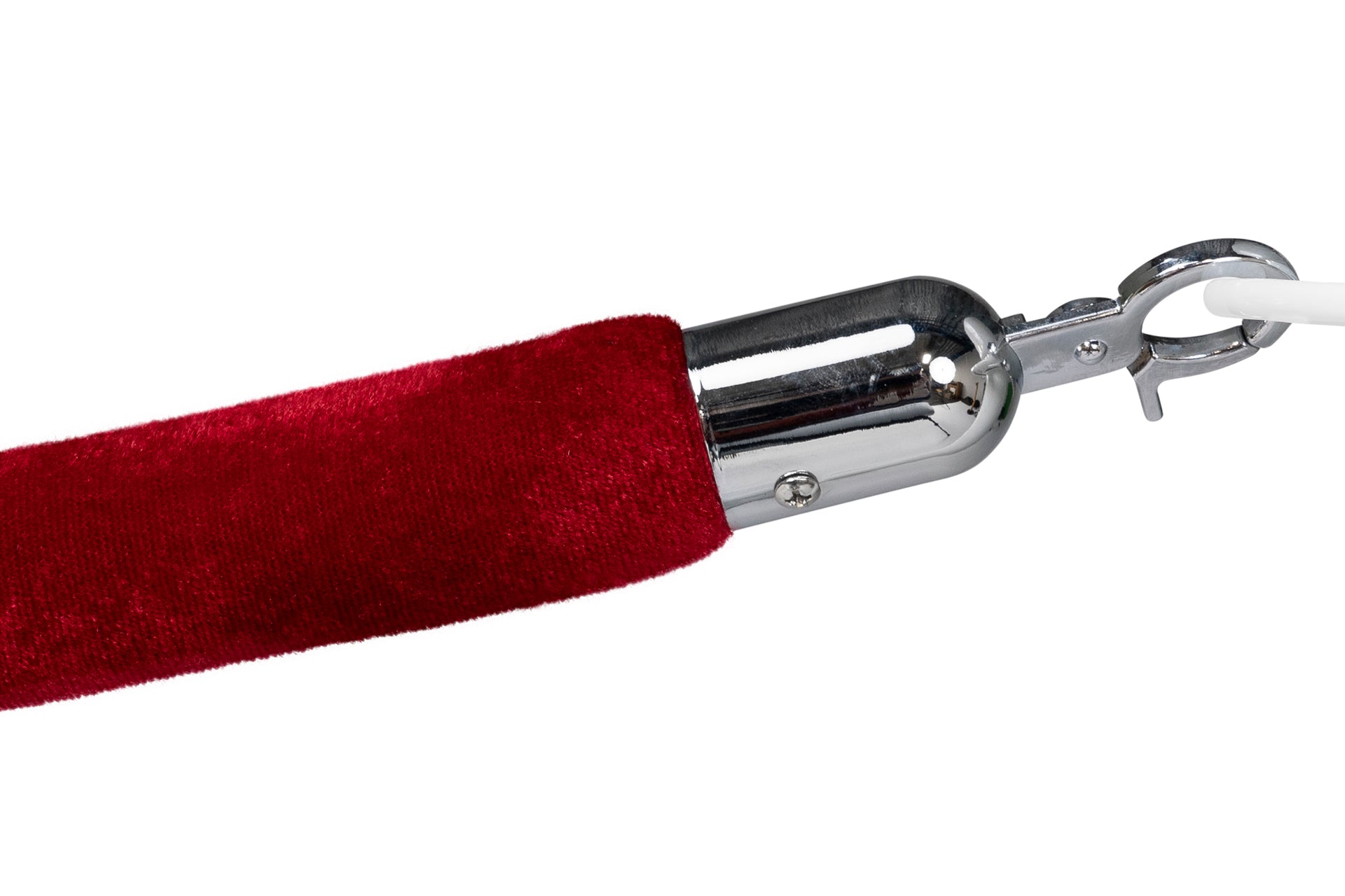 Absperrseil Velours | Bordeaux - Chrom | Rote Teppiche