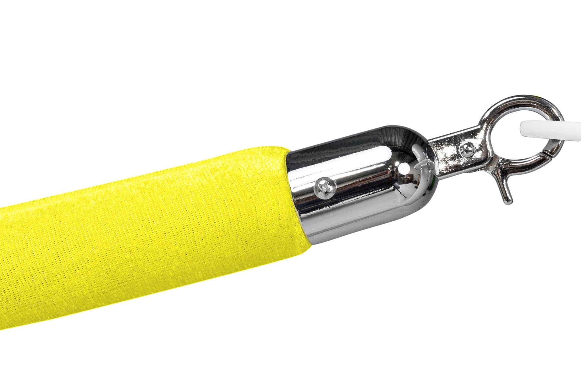 Absperrseil Velours | Gelb - Chrom | Rote Teppiche