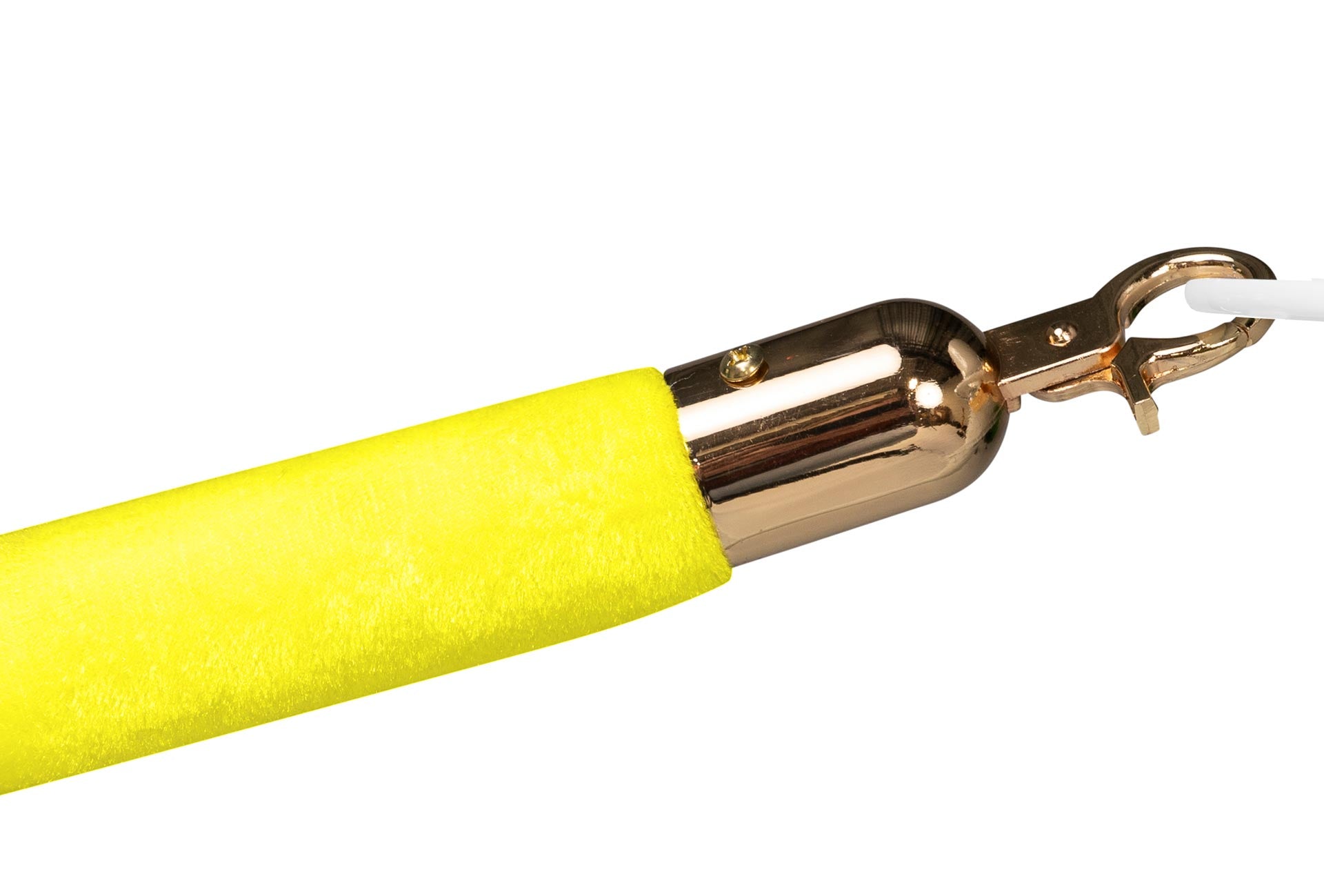 Absperrseil Velours | Gelb - Messing | Rote Teppiche