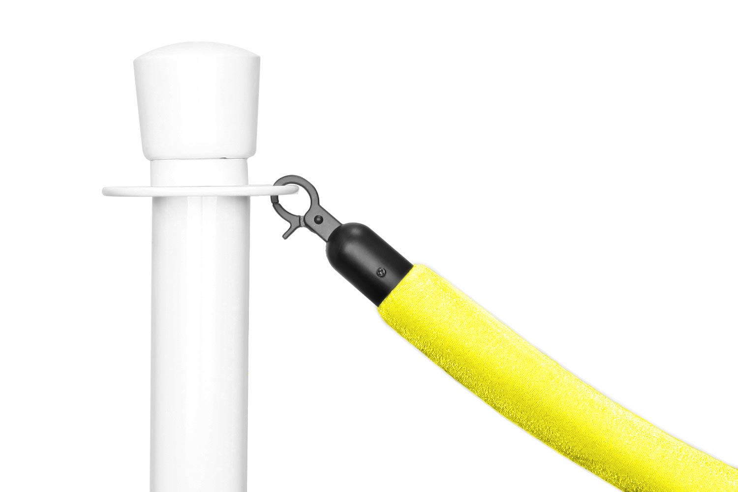 Absperrseil Velours | Gelb - Schwarz | Rote Teppiche