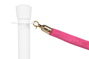 Absperrseil Velours | Rosa - Messing | Rote Teppiche