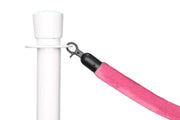 Absperrseil Velours | Rosa - Schwarz | Rote Teppiche
