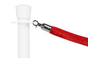 Absperrseil Velours | Rot - Chrom | Rote Teppiche
