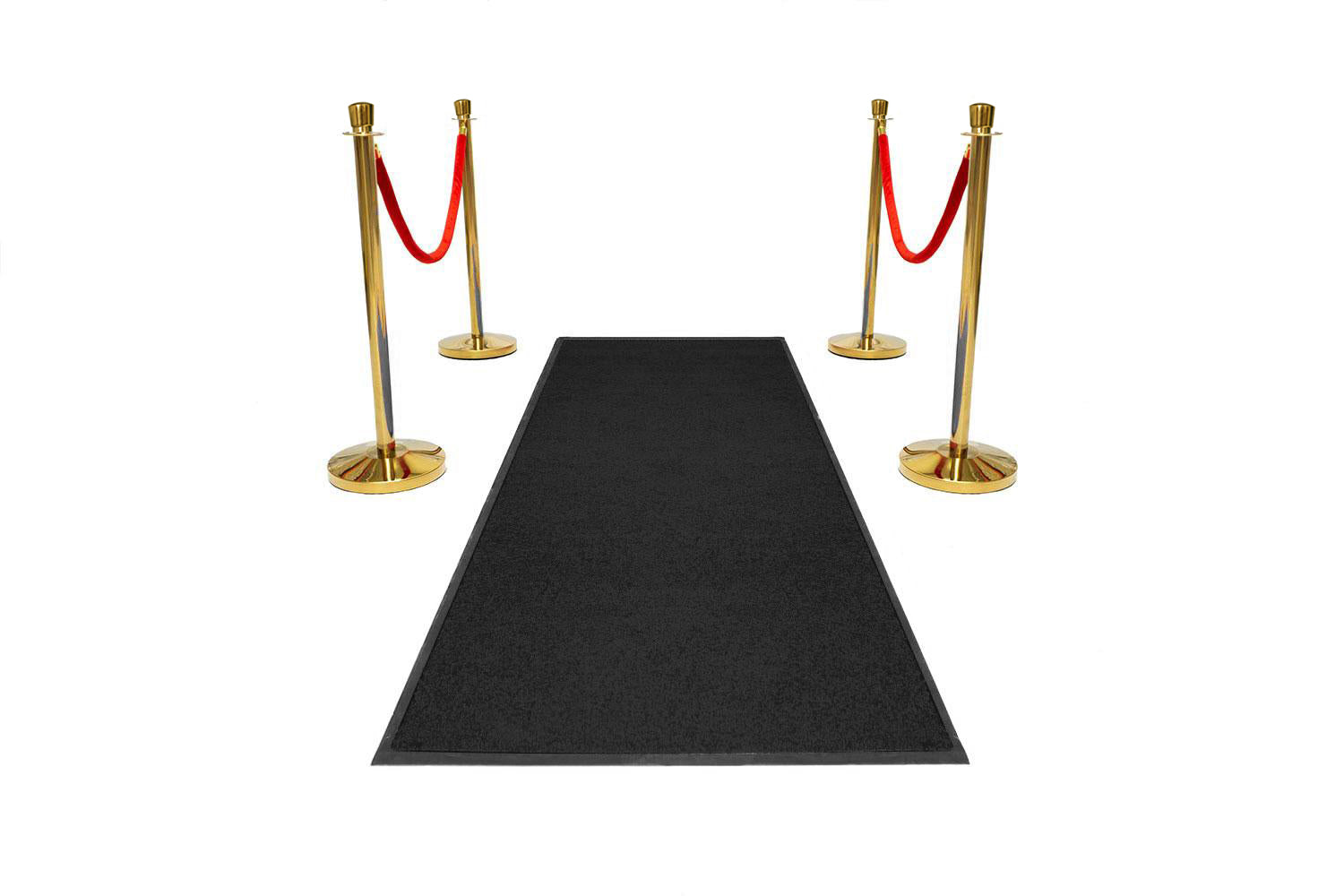 Eingangspaket Welcome | Solid Schwarz - Ovaler Kopf - Messing | Rote Teppiche