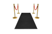 Eingangspaket Welcome | Solid Schwarz - Ovaler Kopf - Messing | Rote Teppiche