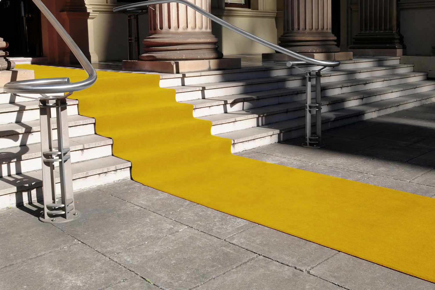 Flex | 117 - Ockergelb | Rote Teppiche