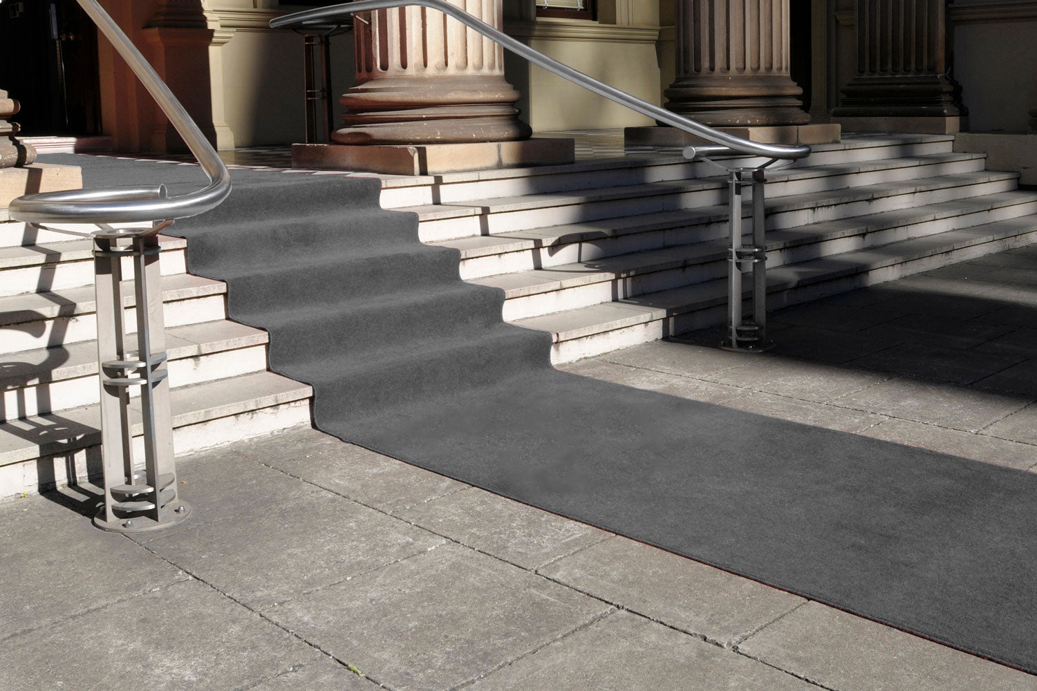 Flex | 121 - Dunkelgrau | Rote Teppiche