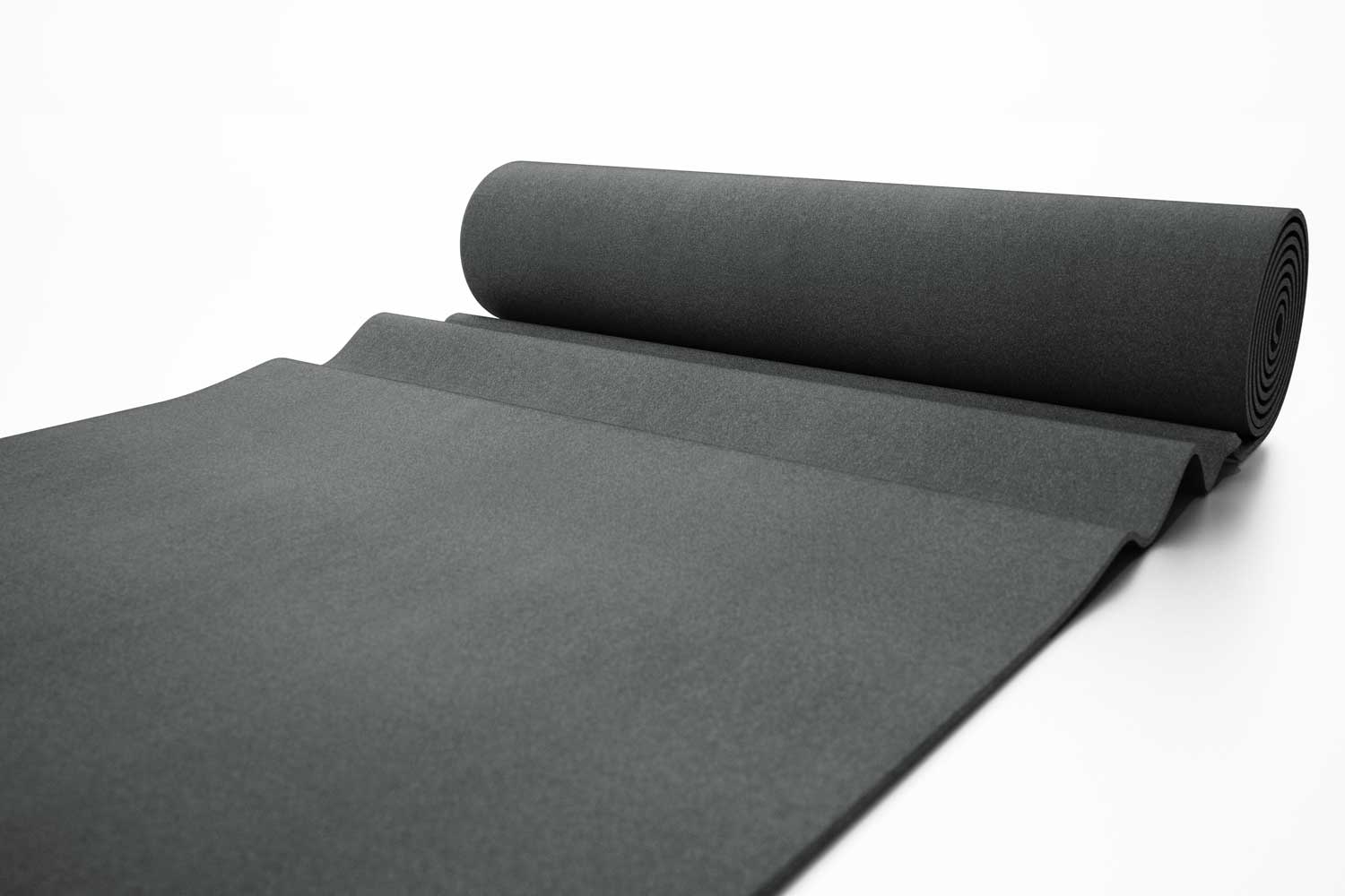 Flex | 121 - Dunkelgrau - Rollenware | Rote Teppiche