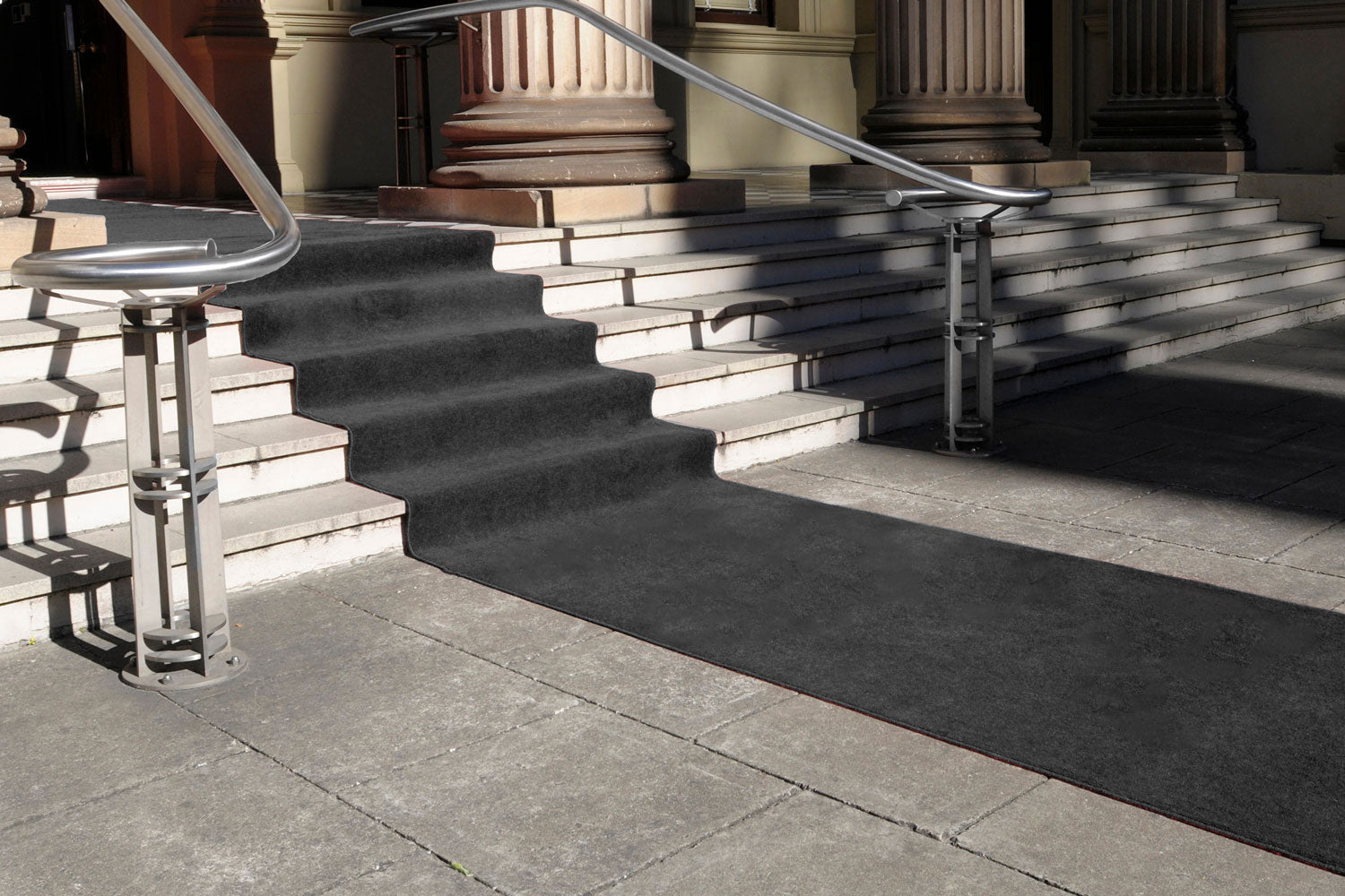 Flex | 122 - Anthrazit | Rote Teppiche