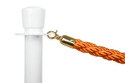 Gedrehtes Absperrseil | Orange - Messing | Rote Teppiche