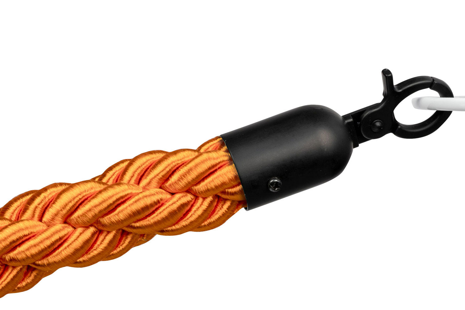 Gedrehtes Absperrseil | Orange - Schwarz | Rote Teppiche