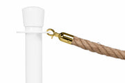 Gedrehtes Absperrseil | Schiffstau - Messing | Rote Teppiche