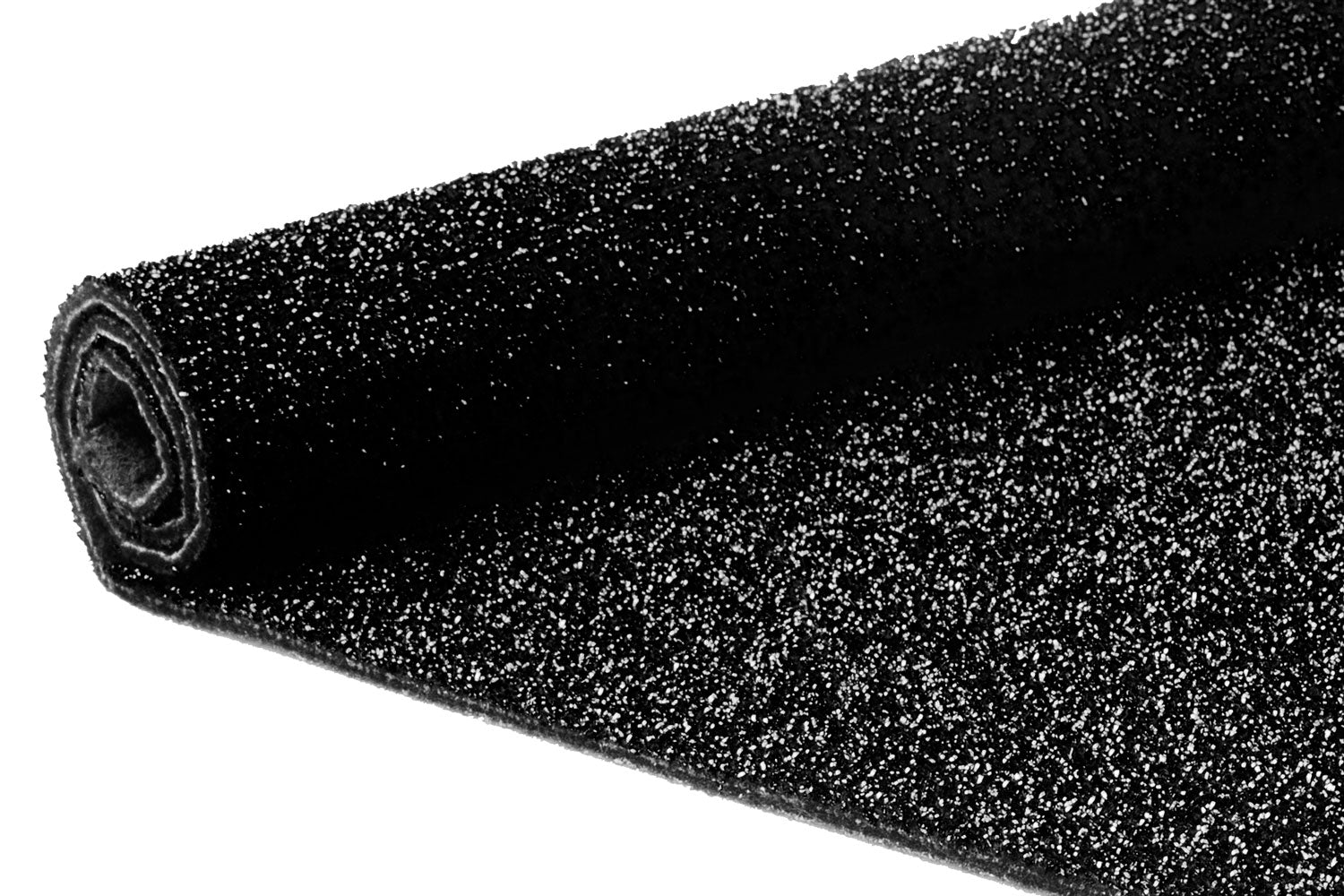Glitzer Exklusiv | 316 - Schwarz - Rollenware | Rote Teppiche