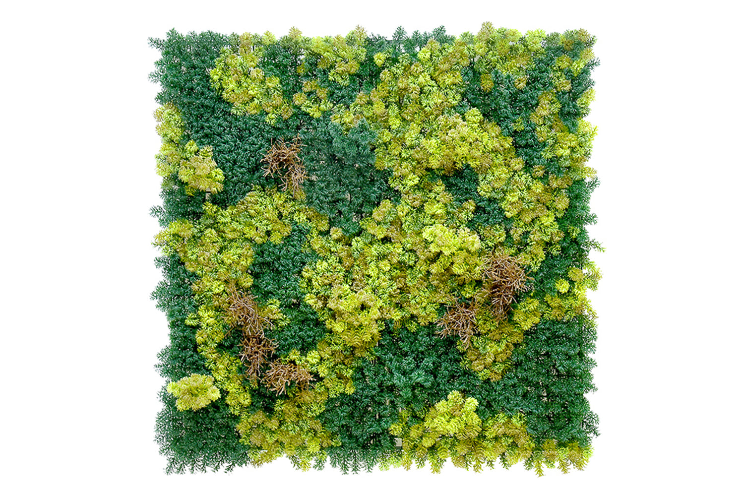 Modulare Kunstpflanzen-Hecke | Abbey Moos | Rote Teppiche