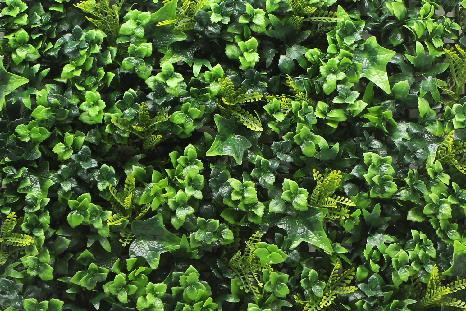 Modulare Kunstpflanzen-Hecke | Mix Vert | Rote Teppiche