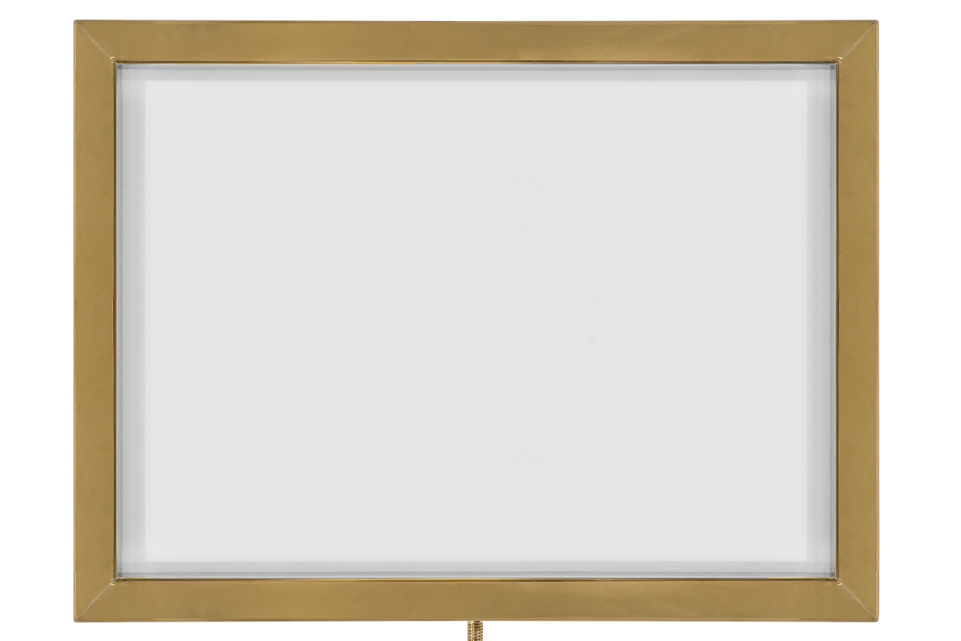 Posterrahmen A4 quer für Seil - Messing | Rote Teppiche