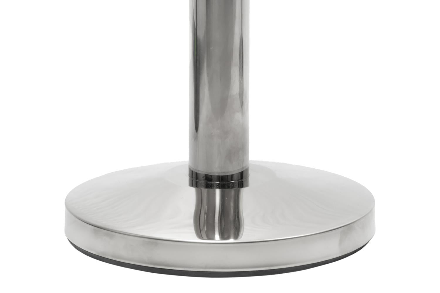 Set Absperrpfosten mit Gurtband | Chrom - Rot | Rote Teppiche