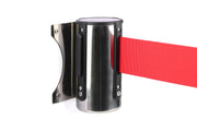Wandsystem mit Zugband | Chrom - Rot | Rote Teppiche