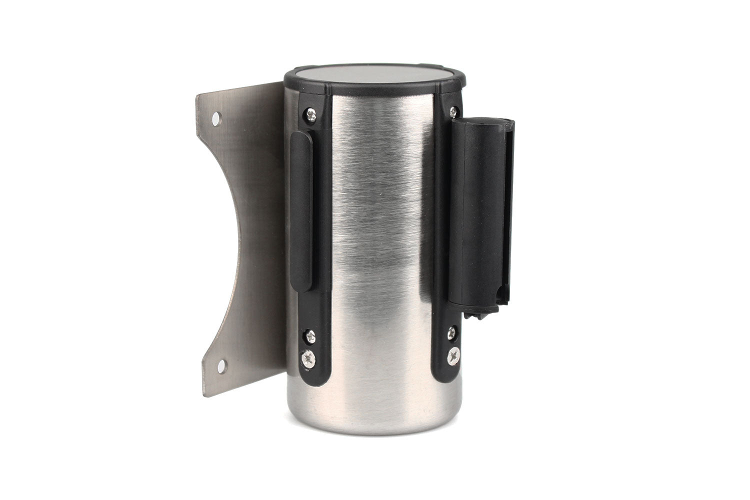 Wandsystem mit Zugband | Gebürstetes Chrom - Rot | Rote Teppiche