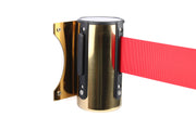 Wandsystem mit Zugband | Messing - Rot | Rote Teppiche